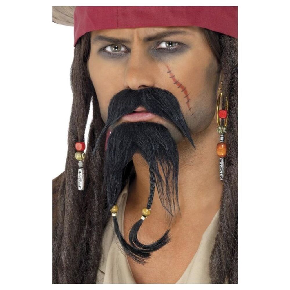 Smiffys Pirate Costume Accessory Set / Black